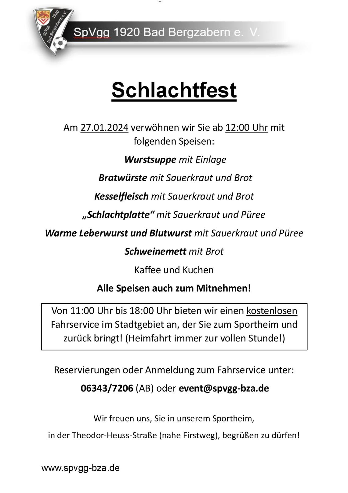 Schlachtfest in Bad Bergzabern